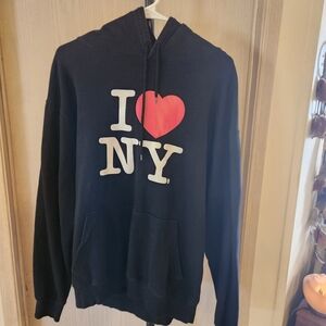 I Love NY Black Hoodie